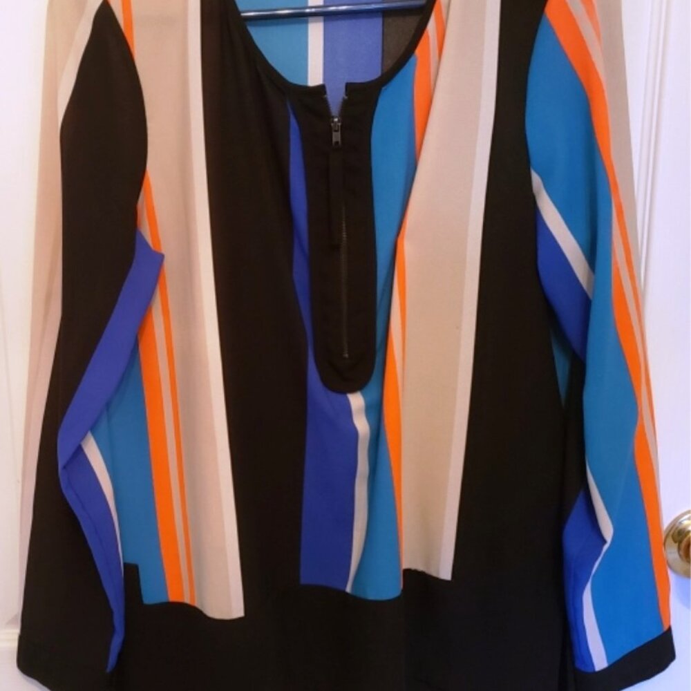 Gibson *Latimer, Size M, Multicolor Blouse